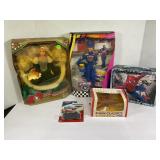 LOT OF ASSORTED TOYS - BARBIE DOLLS, HOTWHEELS