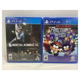 LOT OF 2 PS4 GAMES - MORTAL KOMBAT XL AND SOUTH