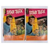 LOT OF 2 GOLD KEY STAR TREK #1 - SECOND COPY IS