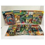 LOT OF 12 MARVEL AND DC COMICS - CRISIS ON