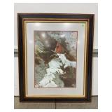 CHRISTOPHER B. WALDEN 1988 SIGNED CARDINAL MATTED