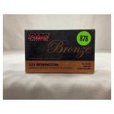 20 ROUNDS OF PMC BRONZE 223 REMINGTON AMMUNITION