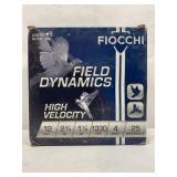 FIOCCHI HIGH VELOCITY 12 GAUGE 2 3/4' 4 SHOT
