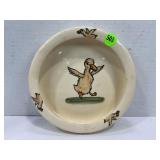 WELLERWARE POTTER DUCK 7' BOWL