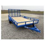 2025 LIBERTY 14' SINGLE AXLE UTILITY TRAILER WITH