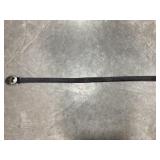 LEATHER FULL GRAIN COW HIDE BELT SIZE 42 WITH