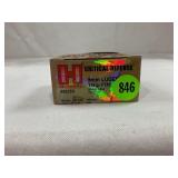 25 CARTRIDGES OF HORNADY CRITICAL DEFENSE LOADED