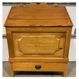 LARGE WOODEN KITCHEN DRY STORAGE BIN - DRAWERS,