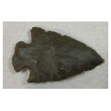 NATIVE AMERICAN SPEARPOINT INDIAN ARTIFACT - 3' X