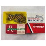 104 ROUNDS OF MIX .22 LONG RIFLE AMMO WITH VINTAGE