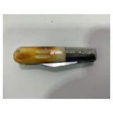 BARLOW BONE HANDLED TWO BLADE FOLDING POCKET KNIFE