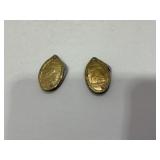 COCA-COLA WATCH FOB STYLE SINGLE BLADE BRASS