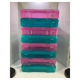 LOT OF 8 PLASTIC 14' X 14' PLASTIC TOY TRACTOR