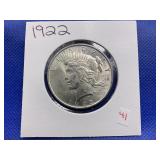 1922 PEACE DOLLAR
