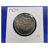 1904 MORGAN SILVER DOLLAR