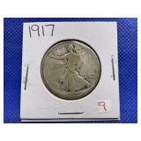 1917 WALKING LIBERTY HALF DOLLAR