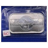 SILVERTOWNE MINT ONE OUNCE .999 FINE SILVER BAR