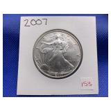 2007 AMERICAN SILVER EAGLE
