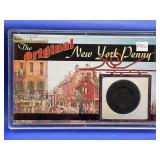 THE ORIGINAL NEW YORK PENNY FROM THE MORGAN MINT