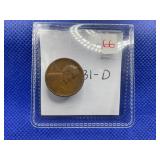 1931-D LINCOLN CENT