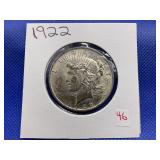1922 PEACE DOLLAR