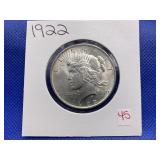 1922 PEACE DOLLAR