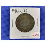 1962 D FRANKLIN HALF DOLLAR
