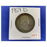 1959 D FRANKLIN HALF DOLLAR