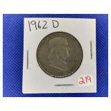 1962 D FRANKLIN HALF DOLLAR