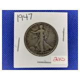 1947 WALKING LIBERTY HALF DOLLAR