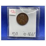 1931-D LINCOLN CENT VG