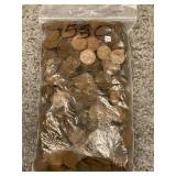 LOT OF 550 WHEAT LINCOLN CENTS