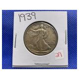1939 WALKING LIBERTY HALF DOLLAR