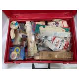 LARGE LOT OF VINTAGE FISHING LURES, LEADERS & MORE