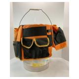 5 GALLON BUCKET W/ WORK TOOL BAG & EXTENSION CORD