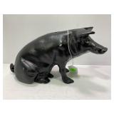 CAST IRON PIG BANK - 10' X 5 1/2'