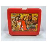 THE A-TEAM & LUNCH 'N TUNES PLASTIC LUNCH BOXES
