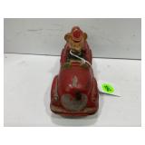 SUN RUBBER COMPANY MICKEY MOUSE TOY FIRE TRUCK