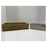 LOT OF 2 VINTAGE KRAFT WOOD CHEESE BOXES