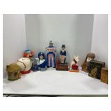 LARGE LOT OF COIN BANKS.