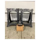 PAIR OF FOLDING SAWHORSES, WEN MODEL 3700