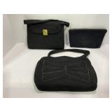 LOT OF 3 MID CENTURY MODERN CORD PURSES