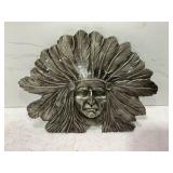 BERGAMOT BRASS WORKS INDIAN HEAD CHIEF BELT BUCKLE
