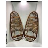 VINTAGE HAND MADE SNOW SHOES - 28' LONG X 12'
