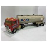 ERTL MOBIL ONE STEEL PRESSED SEMI WITH TRAILER