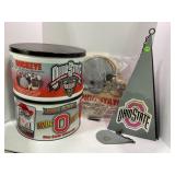 METAL OHIO STATE WIND CHIME, OHIO STATE METAL