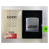 AVCO NEW IDEA ZIPPO TAPE MEASURE IN ORIGINAL BOX