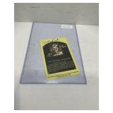 124.  4X6 Carl Yazstremski AUTOGRAPHED Hall of Fam