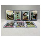346.  Lot of (7) Vintage Terry Bradshaw Topps Foot