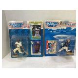 877.  (10) Vintage Baseball Starting Line-Ups All